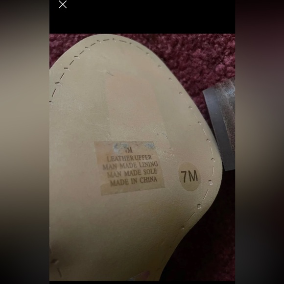 NEW black gianni bini leather sandals - Picture 6 of 7